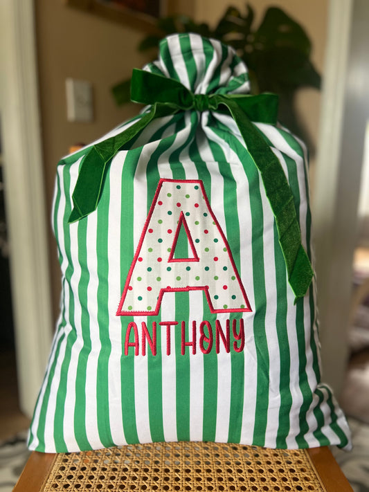 Personalized Holiday Gift Sacks