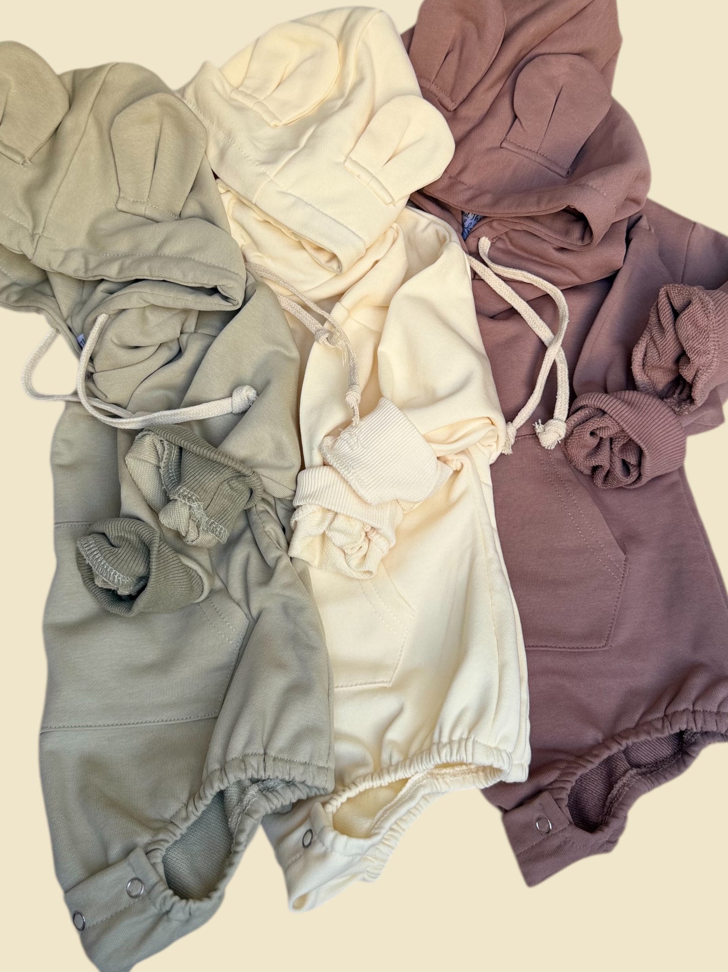 The Scout Hooded Bubble Romper