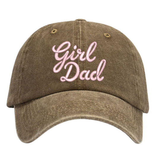 Bold Script Girl Dad Hat