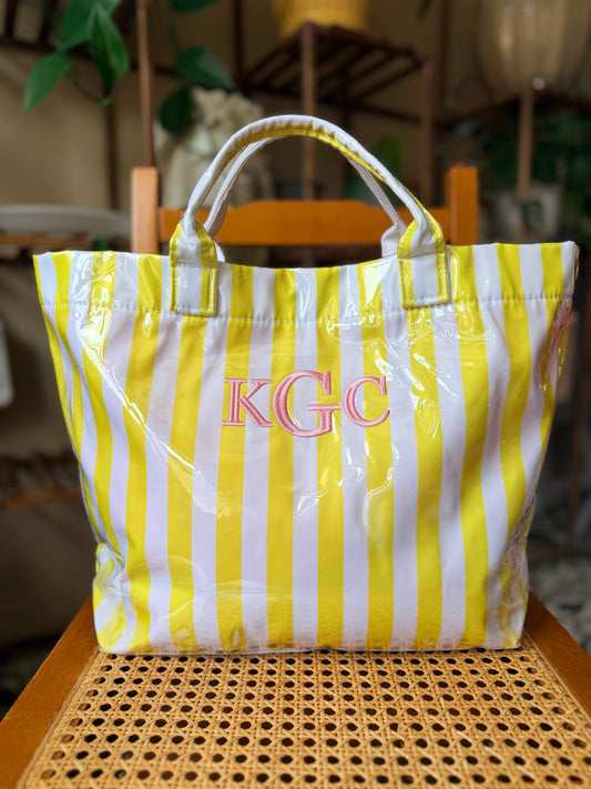 Striped Everyday Tote