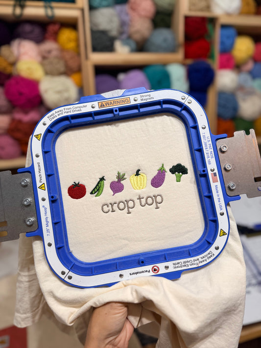 Crop Top 🥦🍆🫑