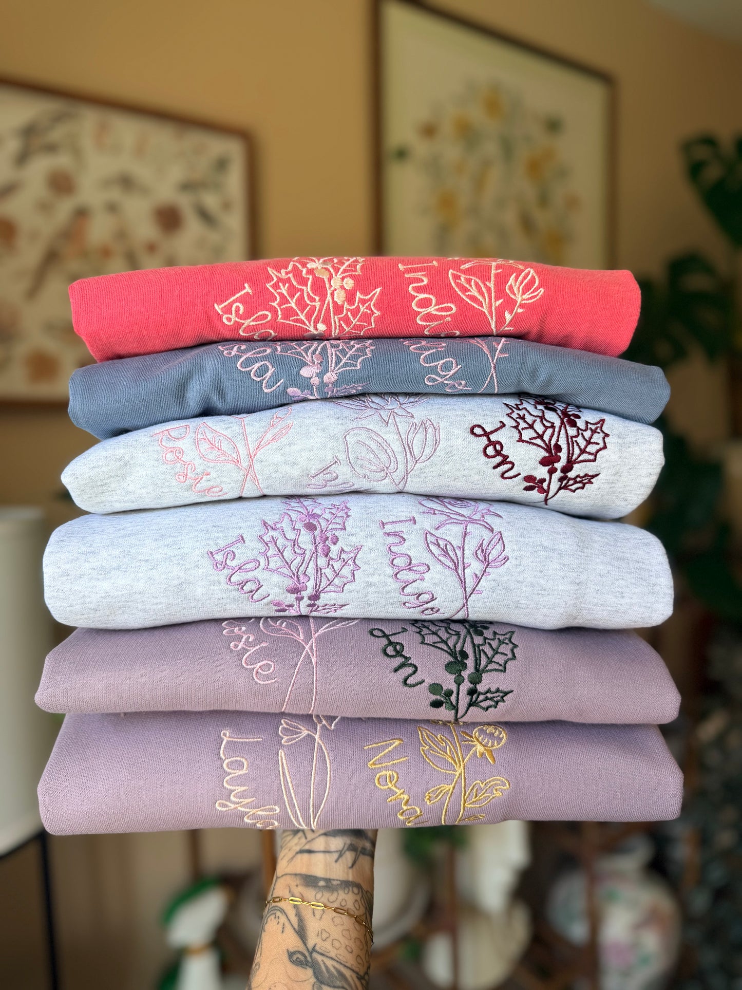 Birth Month Flower Tees