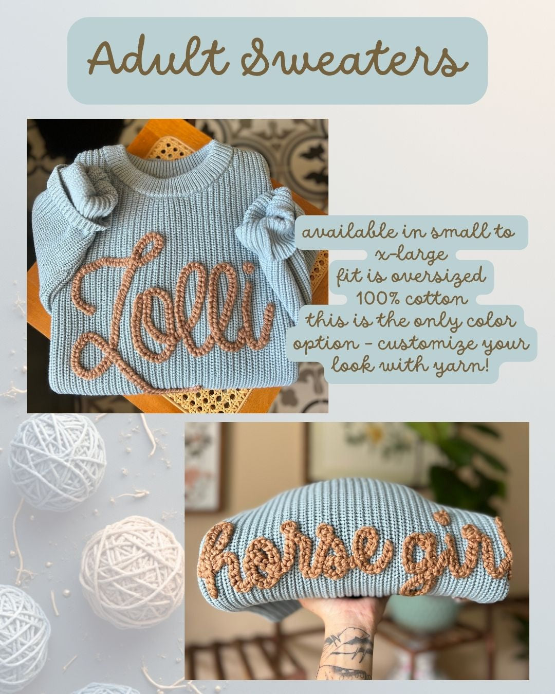 DIY Sweater Workshop at The Maker's Market – Ticket (11/7)