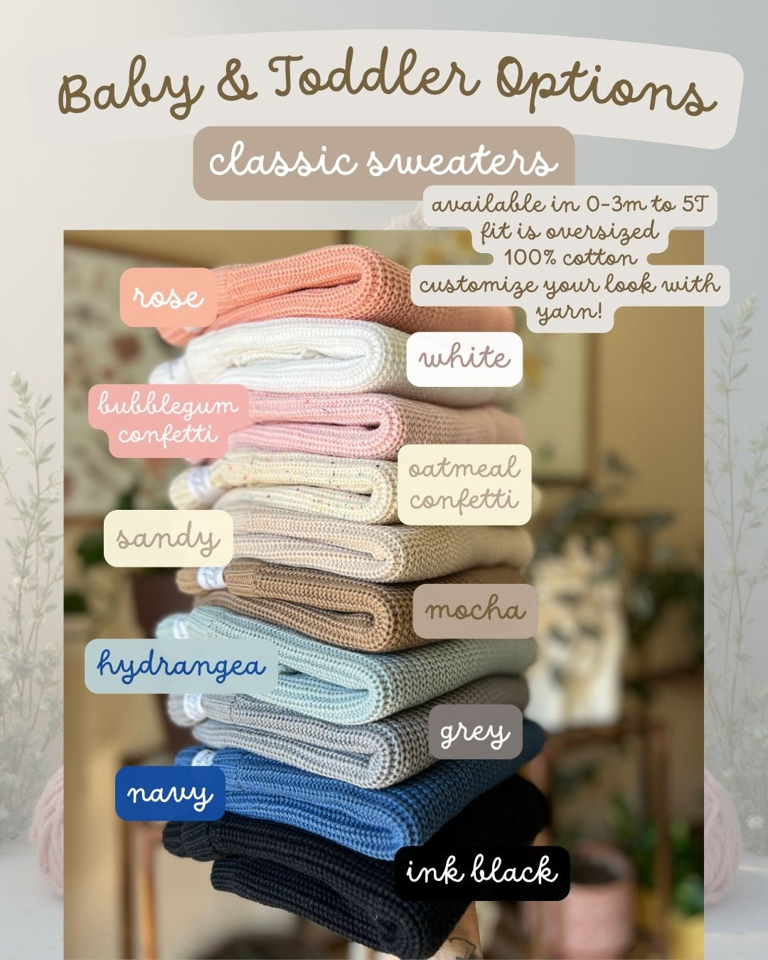 DIY Sweater Workshop at The Maker's Market – Ticket (11/7)