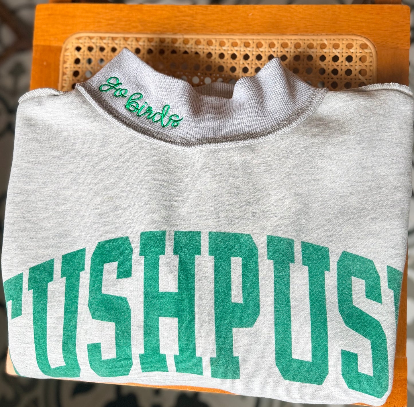 Tushpush Reversible Mock-Neck Pullover