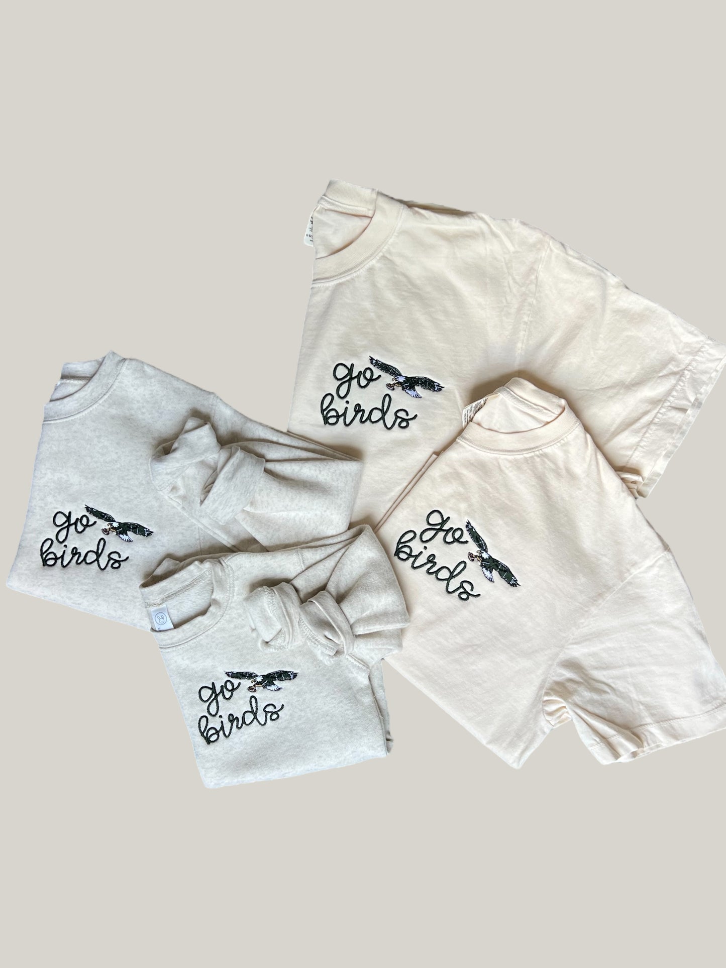 "Go Birds" Crewneck Tees & Sweatshirts