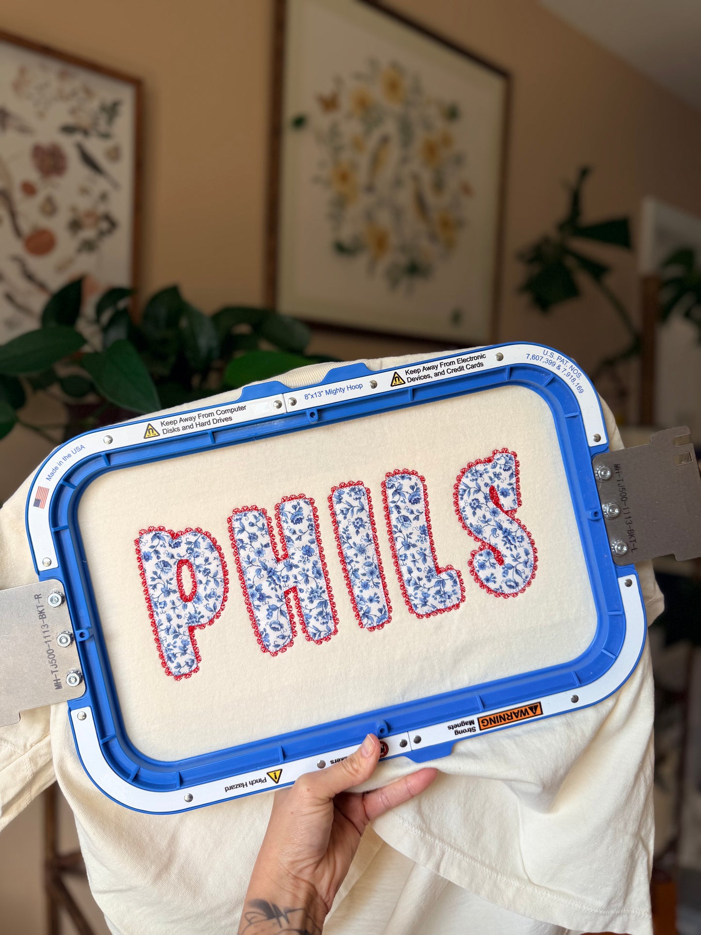 PHILS Floral Applique