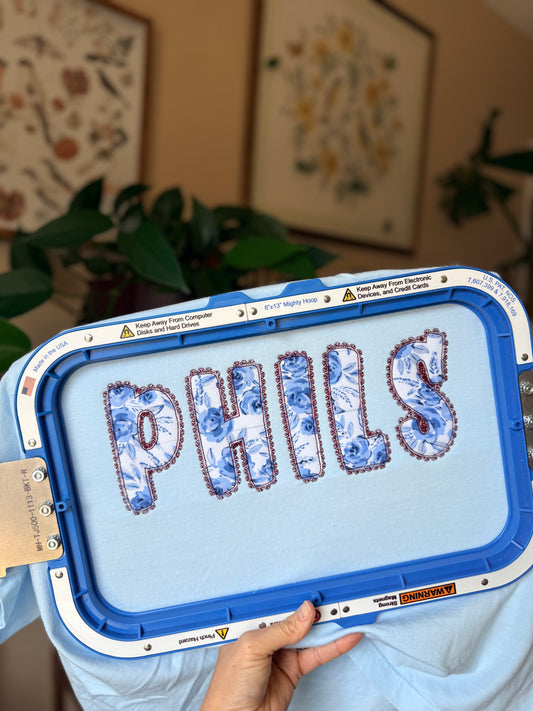 PHILS Floral Applique