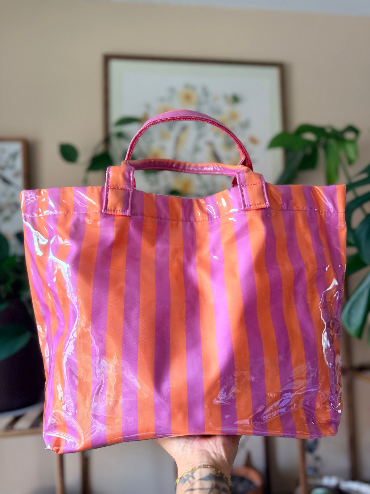 Striped Everyday Tote