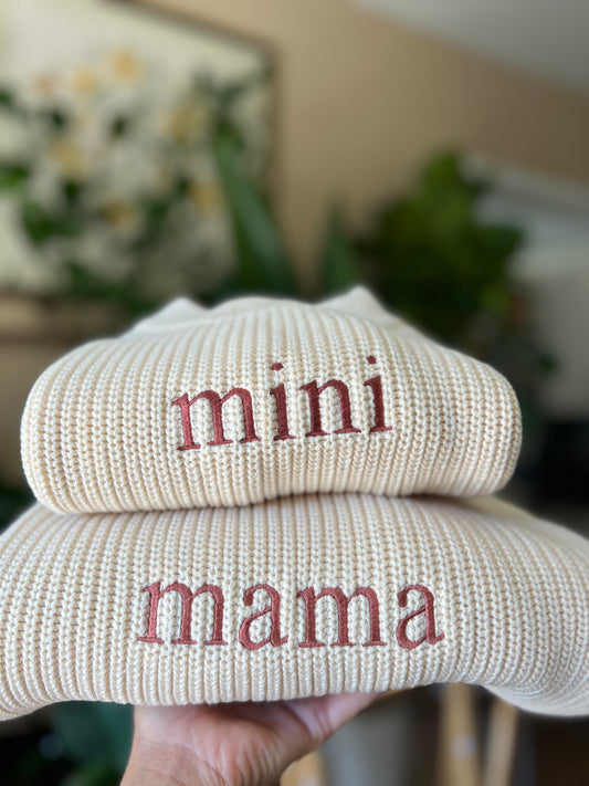 Mommy & Mini Matching Sweater Sets