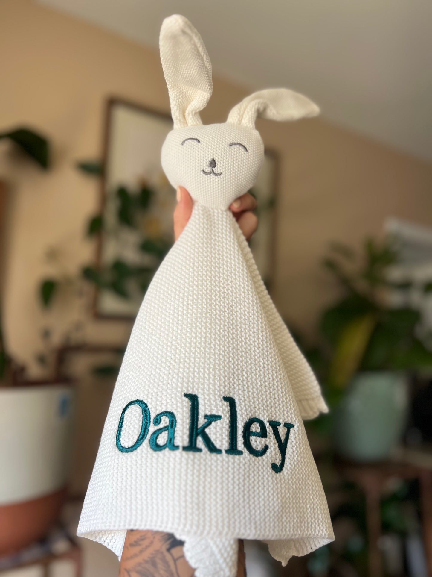 Personalized Cotton Lovie Blanket