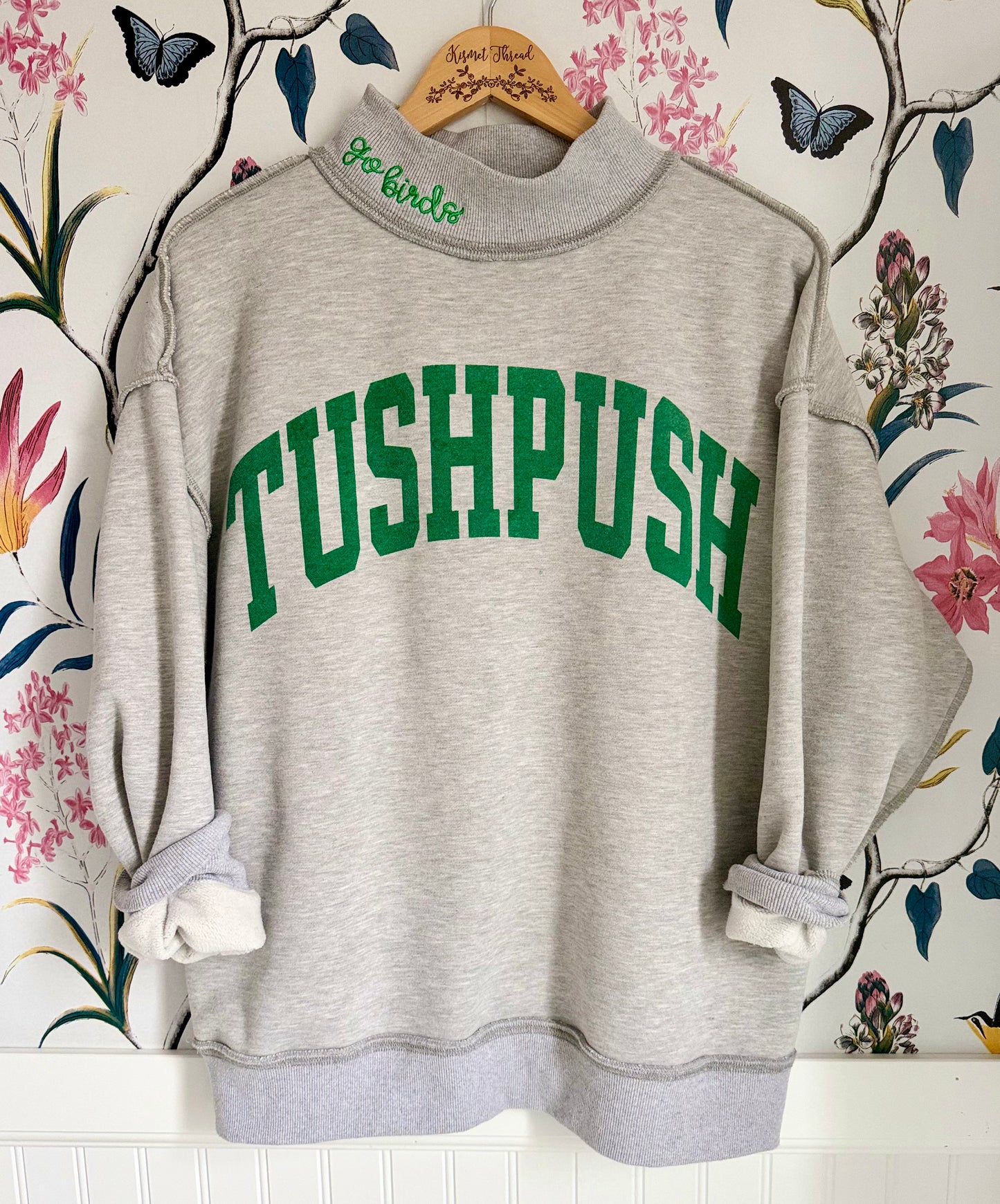 Tushpush Reversible Mock-Neck Pullover