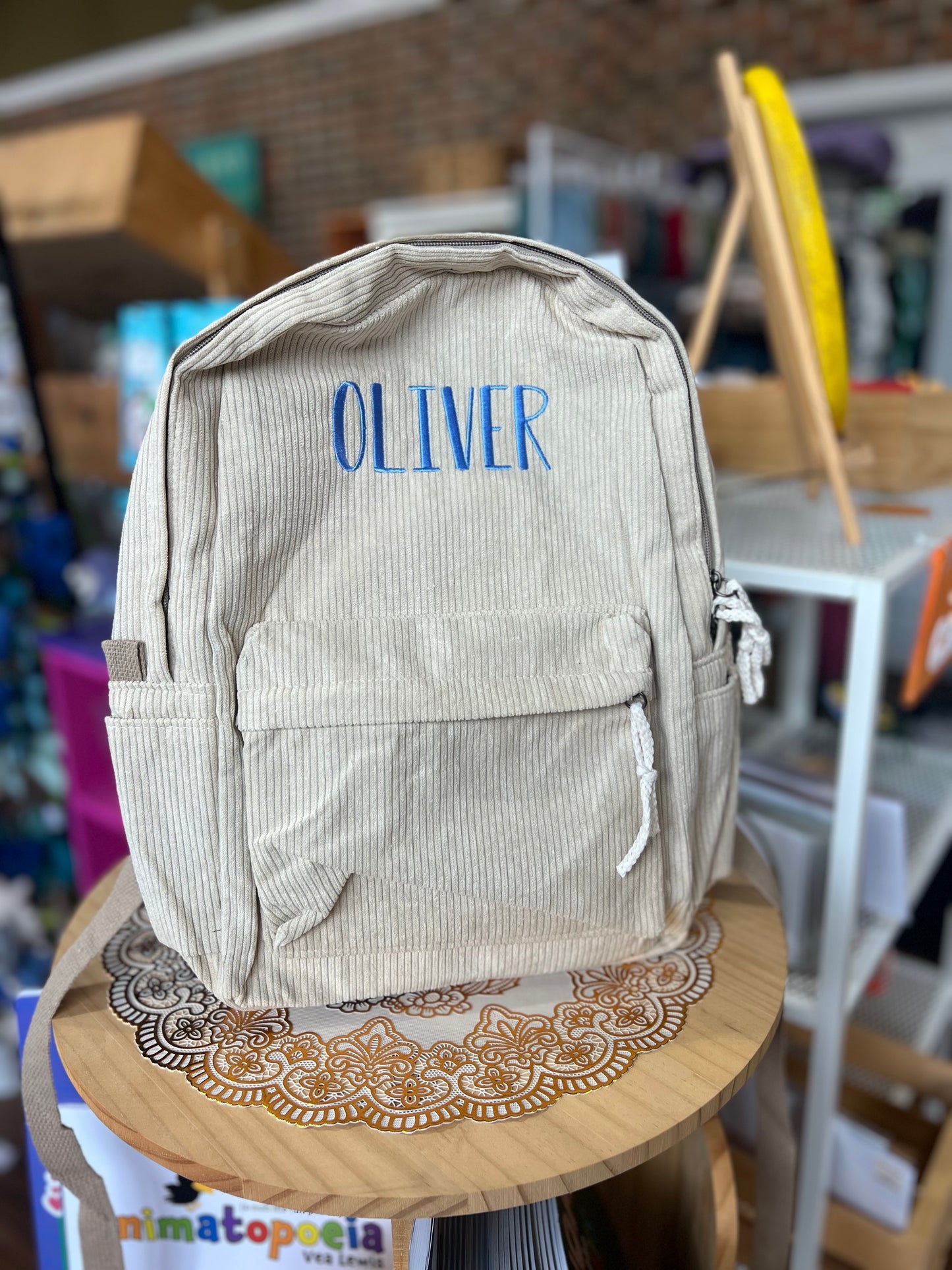 Children’s Lightweight Corduroy Backpack