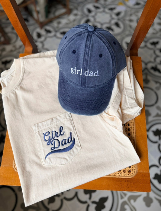 Classic Script Girl Dad Tee