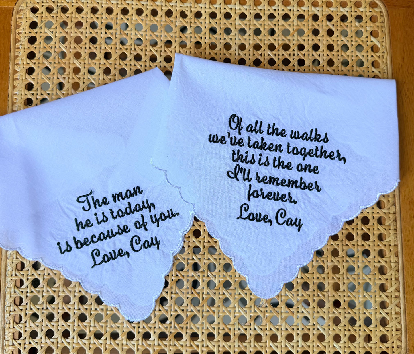A Little Something Blue (Custom Handkerchief)