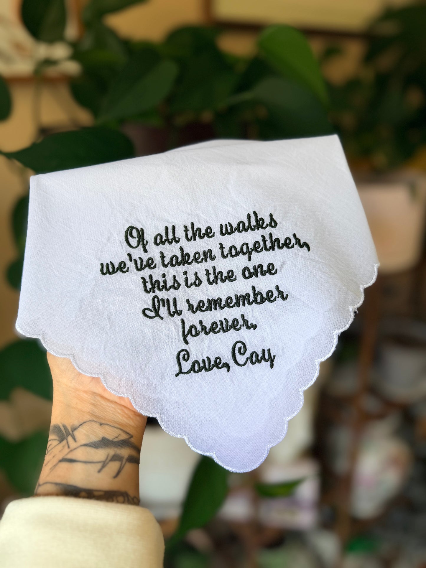 A Little Something Blue (Custom Handkerchief)