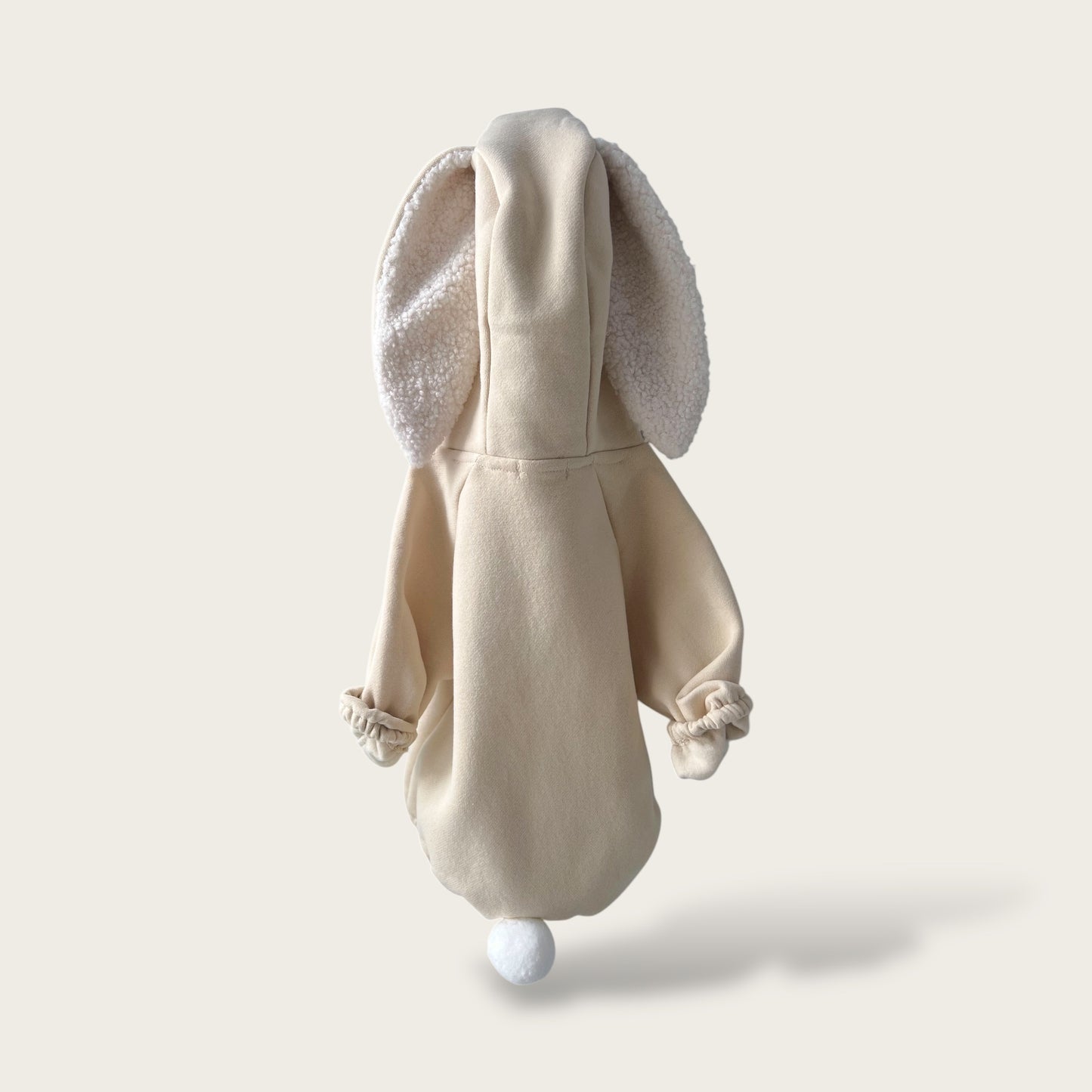 Sherpa-Lined Hooded Bunny Romper